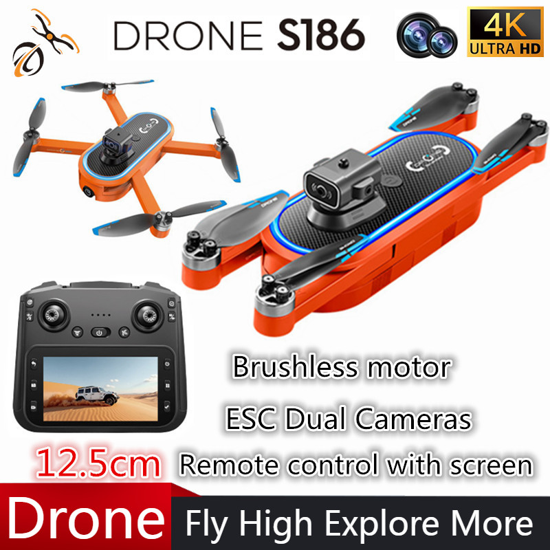 2025 S186 Drone Professional 4 - Drone Gimbal recension och pris
