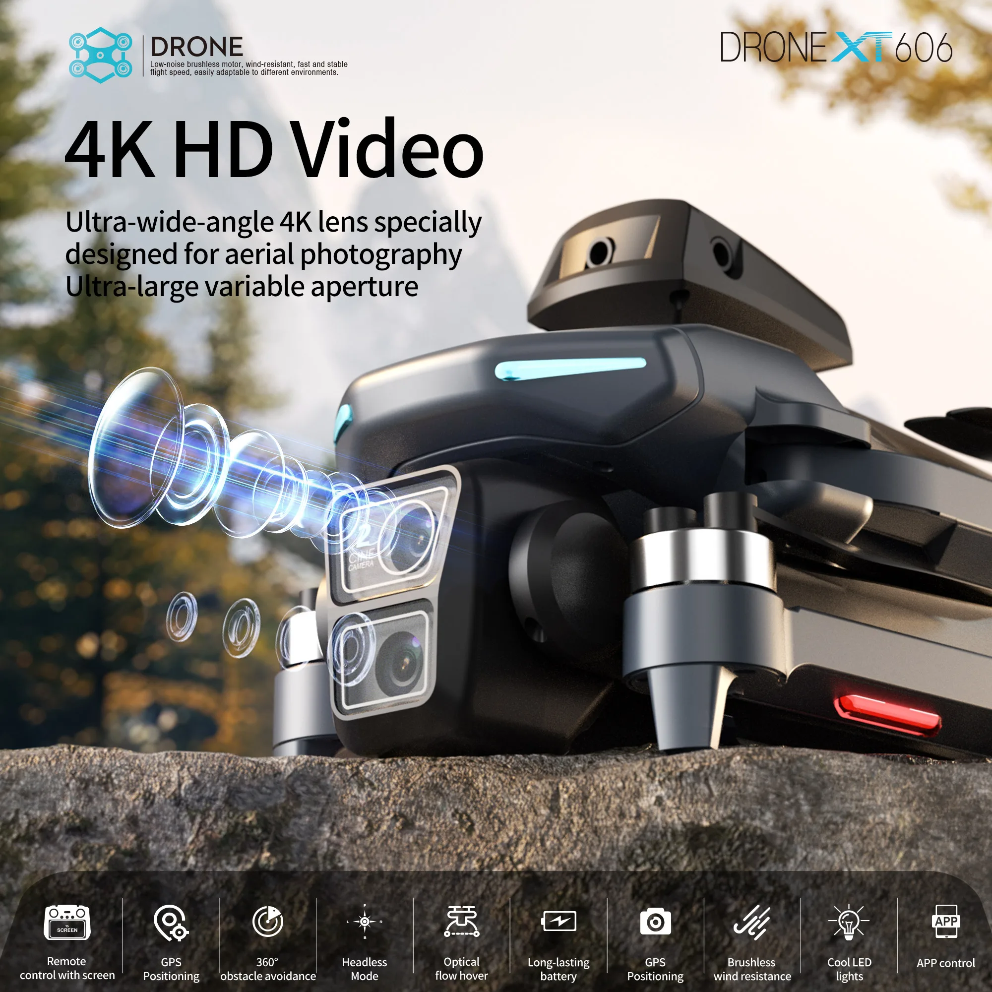 Lenovo XT606 Drone Professiona - Drone Gps Mount recension och pris