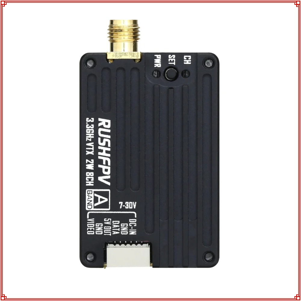 2026 New RUSHFPV 3.3G 2W VTX T - Drone Transmitter recension och pris