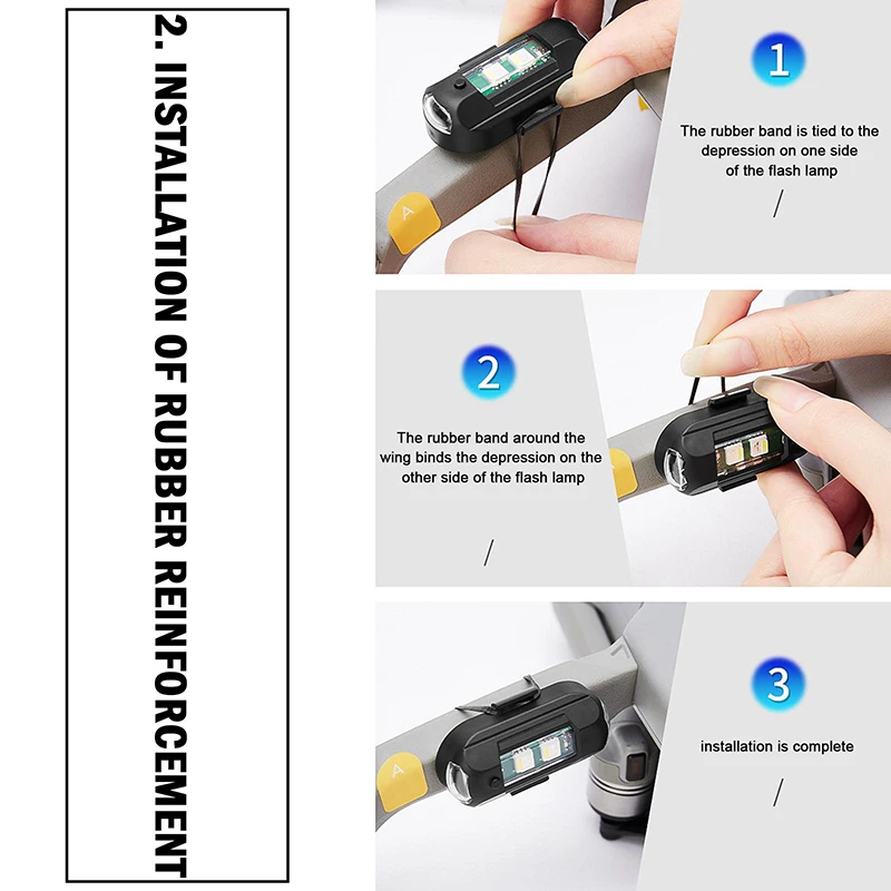 1Pcs Remote LED RGB Anti-colli - Drone Led Light recension och pris