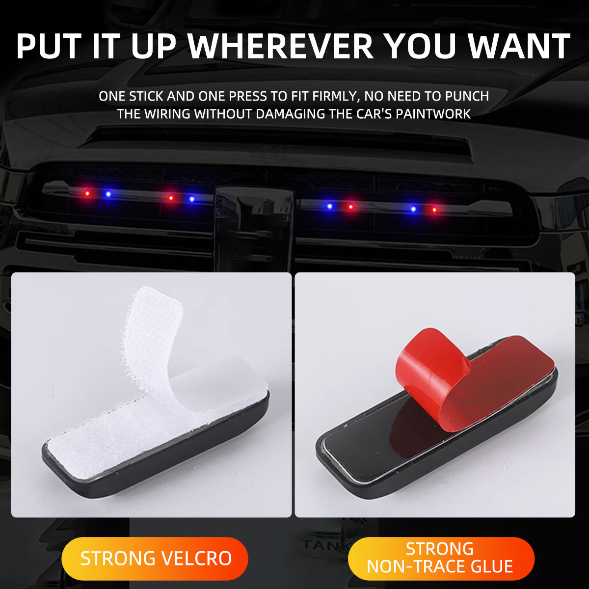 Solar Power Anti-Theft Alarm L - Drone Led Light recension och pris