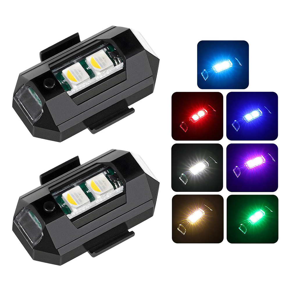 2PCS Mini LED Strobe Lights De - Drone Led Light recension och pris