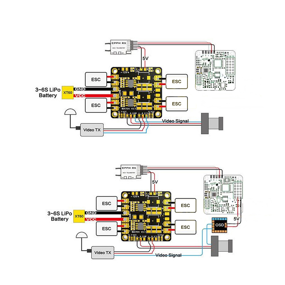 Mini  Power Hub Power Matek PD - Drone Power Distribution Board recension och pris