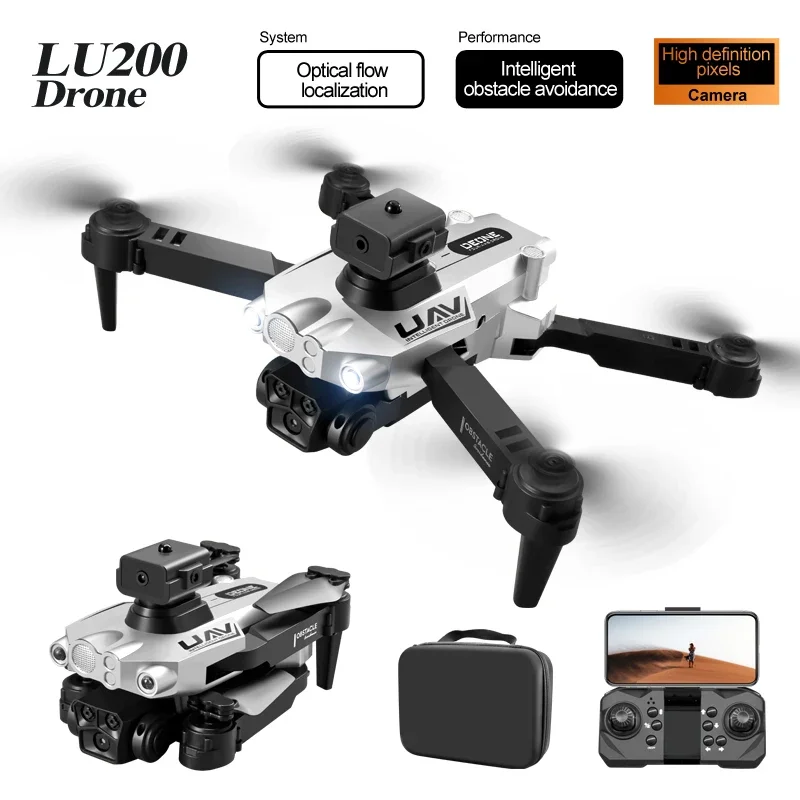 LU200 8K GPS Drone Triple Came - Drone Gps Mount recension och pris