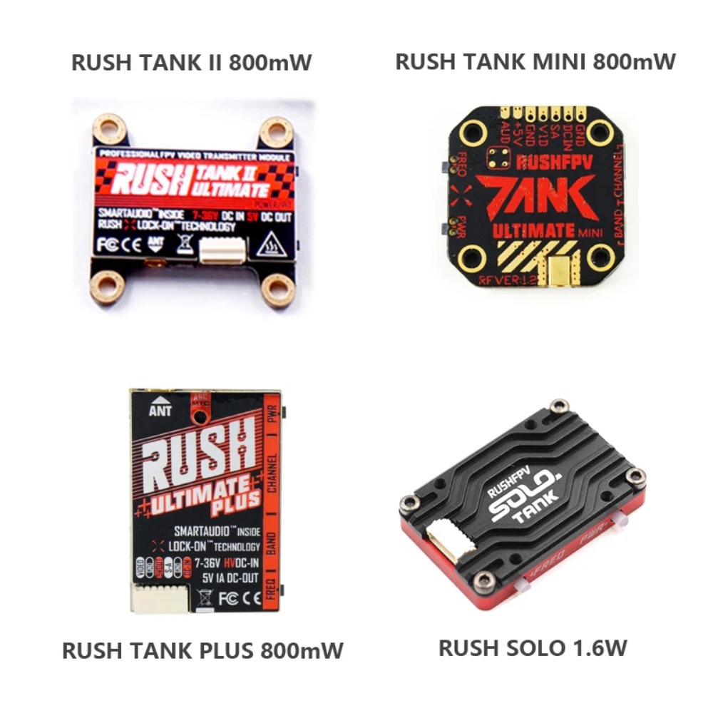 RUSH TANK Ultimate II/Mini/PLU - Drone Transmitter recension och pris