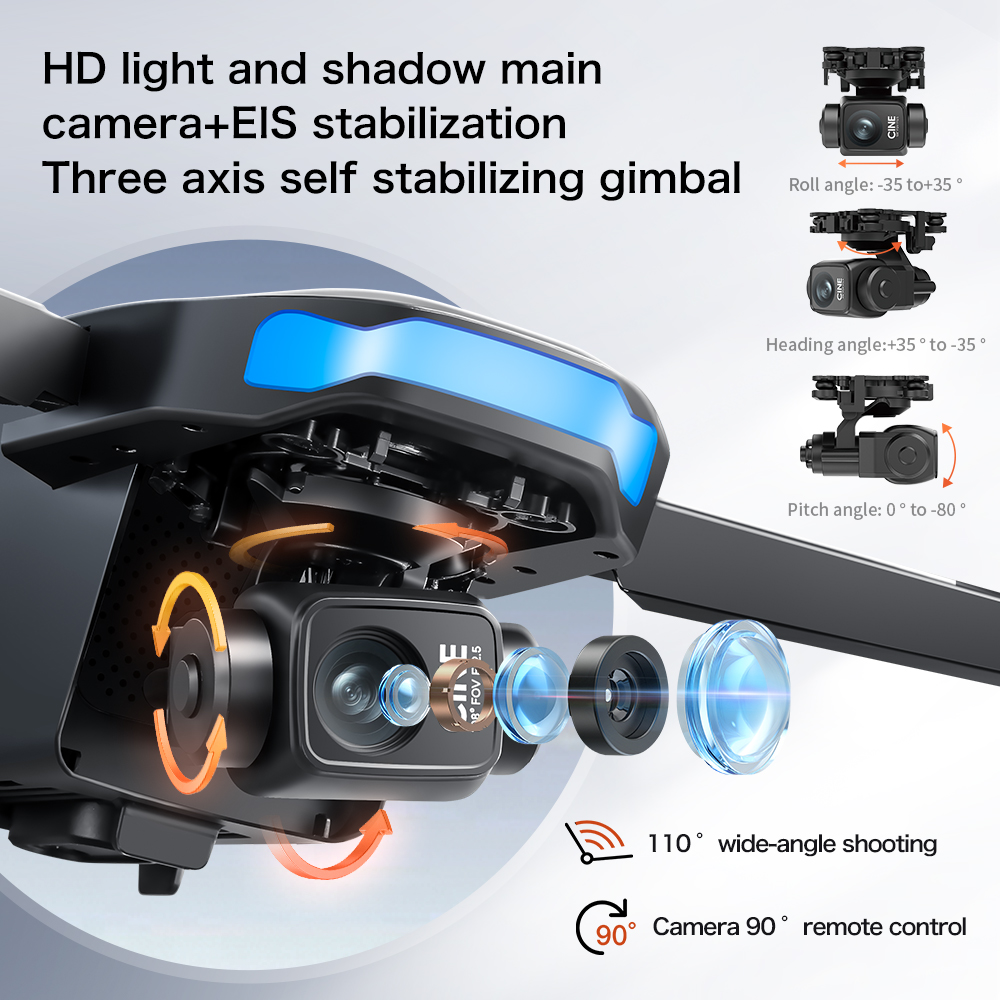 New S-X1 MAX Drone GPS 8K Prof - Drone Gps Mount recension och pris
